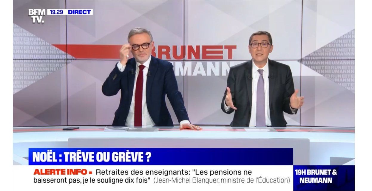 Bientot Noel Les Superstars De Bfm Tv Jouent Aux Peres Fouettard Acrimed Action Critique Medias