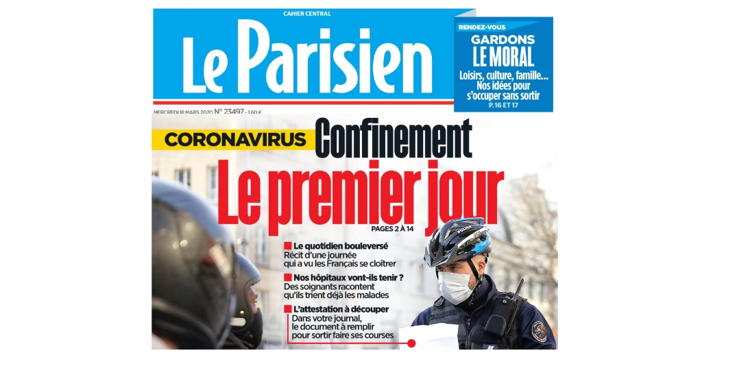 Confinement : Le Parisien coiffe le képi et surveille les quartiers populaires
