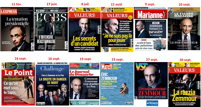 zemmour un artefact mediatique a la une acrimed action critique medias