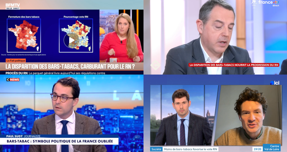 Bars-tabacs et vote RN : l’étude que les grands médias ont adorée - Acrimed